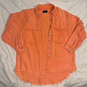 Vici Orange Denim Jacki